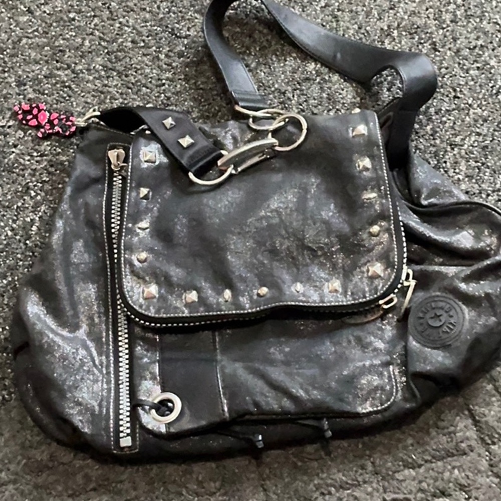 KIPLING FERGIE FOLD OVER HOBO BAG
